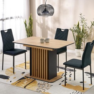 Rozkładany stół loft lamele 120 cm