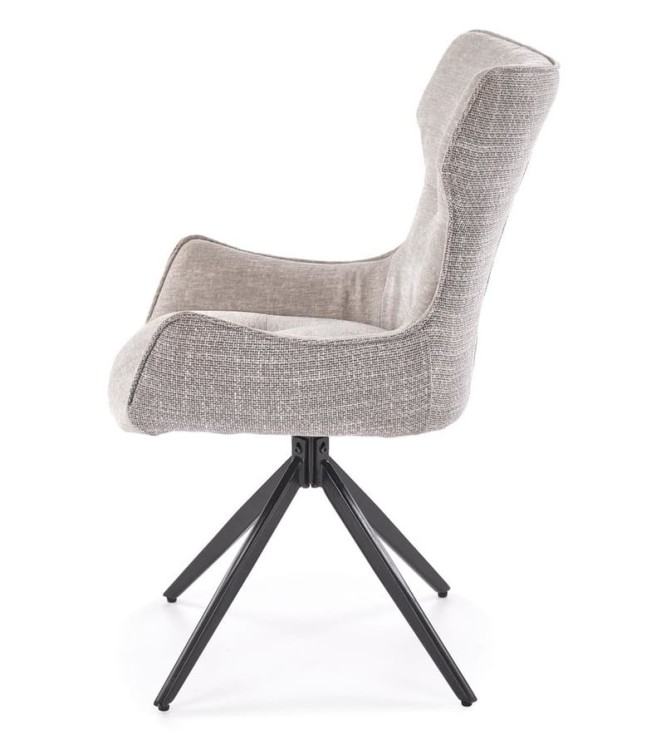 widok-z-boku-na-popielate-krzesło