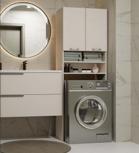 Regał łazienkowy nad pralkę kaszmir