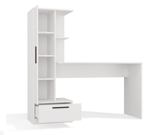 wnętrze-biurka-z-szufladą-i-półkami