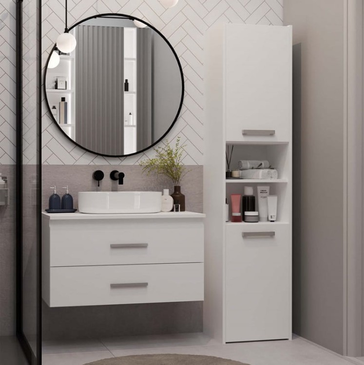 szafka-z-szufladami-w-aranżacji-ze-słupkiem