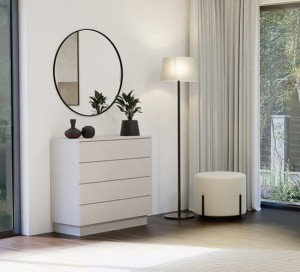 Kompaktowa komoda z szufladami kaszmir