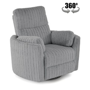 Szary rozkładany fotel do salonu