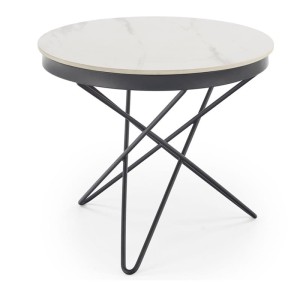 Okrągły stolik kawowy biały marmur ø60cm