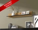 Wisząca półka ścienna na zdjęcia artisan z czarnym