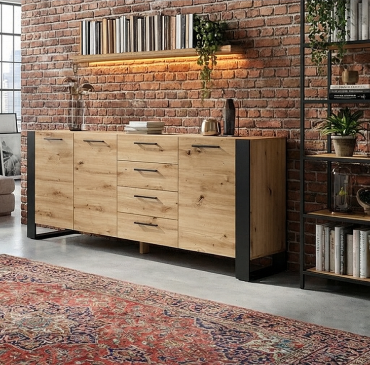 komoda-w-aranżacji-loft