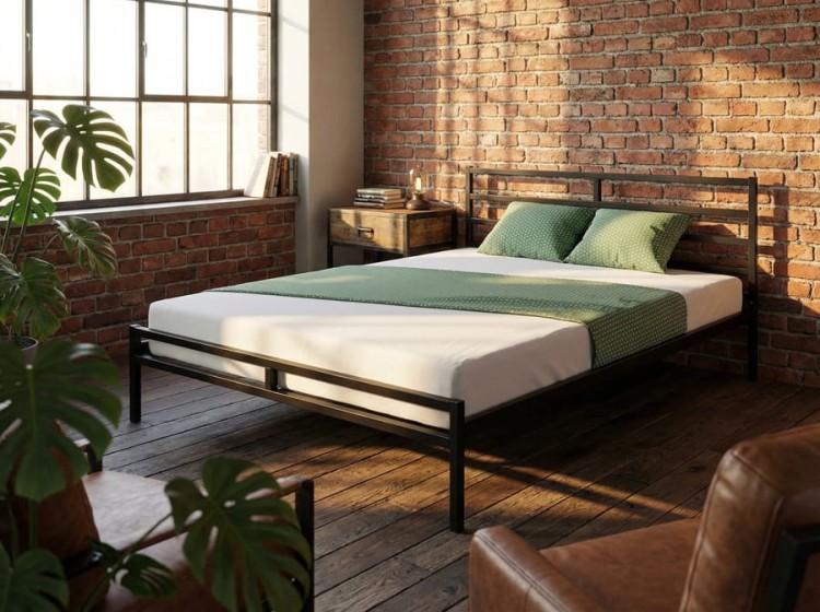 dwuosobowe-metalowe-łóżko-do-sypialni