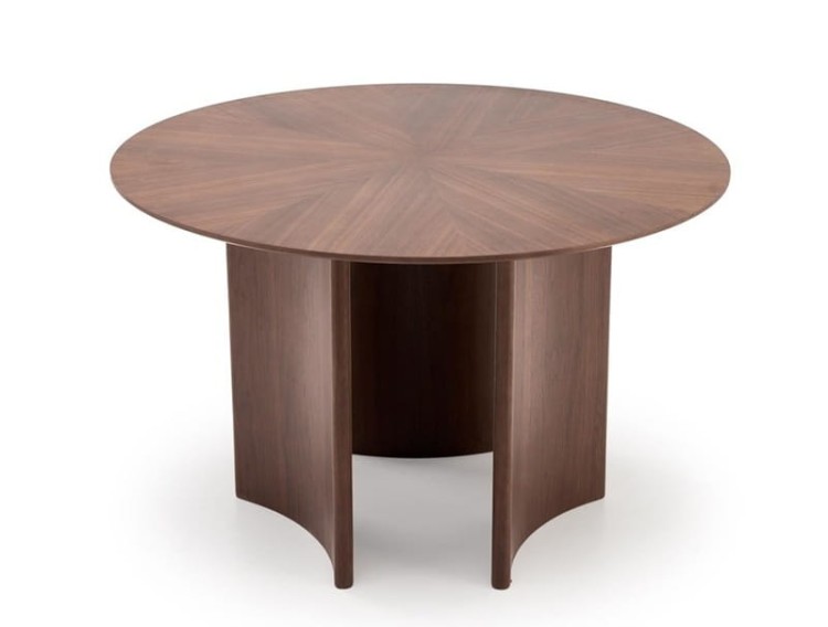 nowoczesny-okrągły-stół-orzech