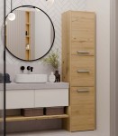 Szafka łazienkowa słupek z półkami 170x40 artisan