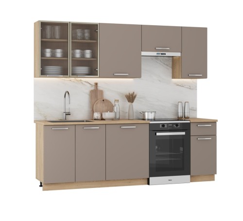 komplet-szafek-kuchennych-beżowy