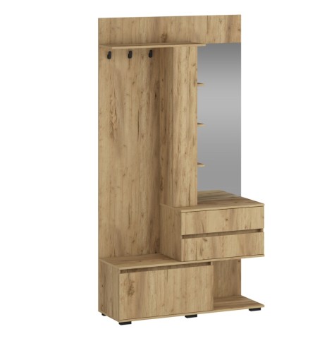 garderoba-do-przedpokoju-dąb-zloty