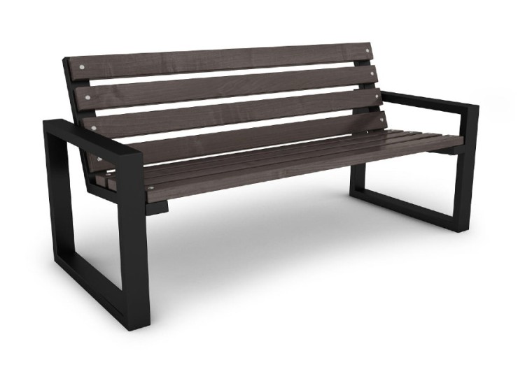 Drewniana-ławka-z-oparciem-palisander
