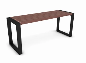 Stół do ogrodu z drewna 180 cm orzech 