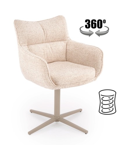 fotel-do-jadalni-beżowy