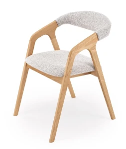Designerskie drewniane krzesło do jadalni
