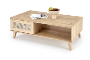 Stolik kawowy z szufladą artisan boho
