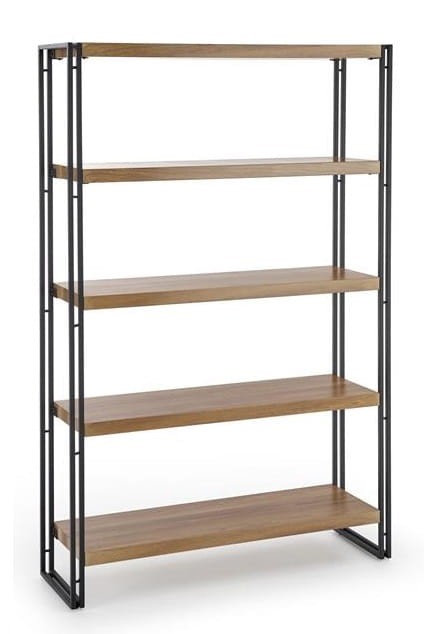 Regał-na-książki-loft-dąb-złoty