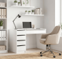 białe-biurko-do-nauki-z-szufladami
