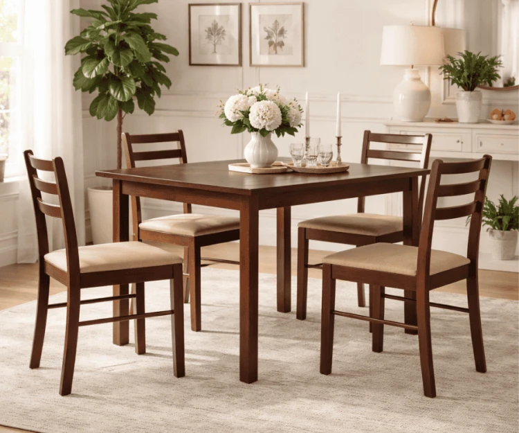 stół-z-krzesłami-dla-czterech-osób