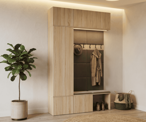 garderoba-z-szafą-i-szafką-na-buty