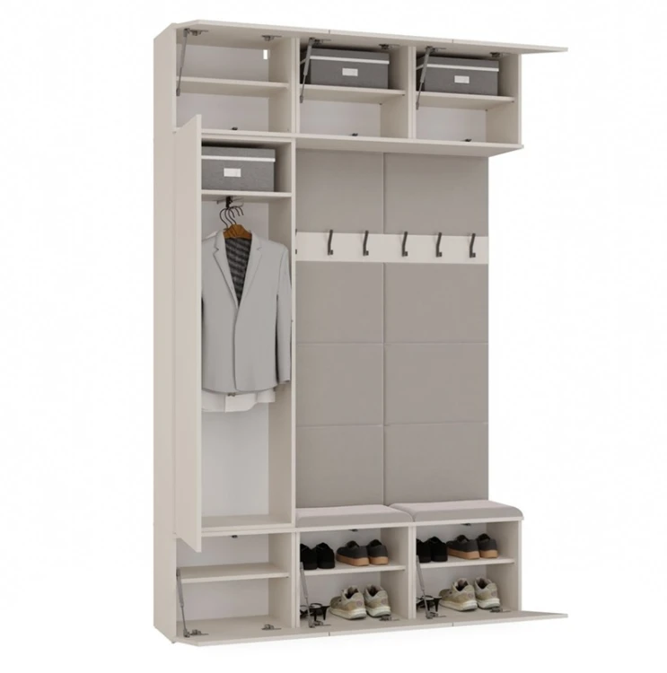 wąska-szafa-z-półkami-do-przedpokoju