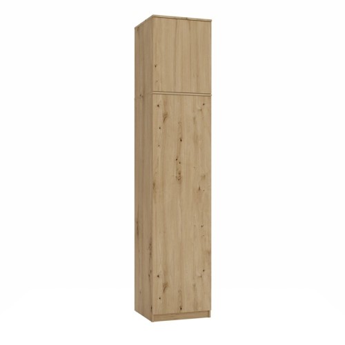 wąska-szafa-z-nadstawką-dąb-artisan