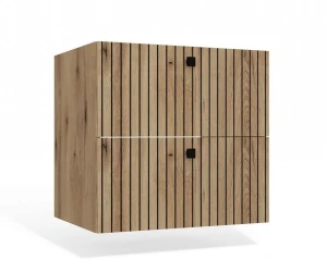 Wisząca szafka pod umywalkę 60 cm dąb evoke