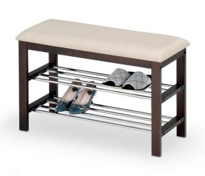 Stojak na obuwie drewno wenge