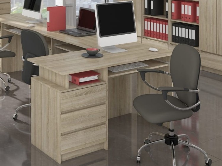 Biurko-gabinetowe-dąb-sonoma