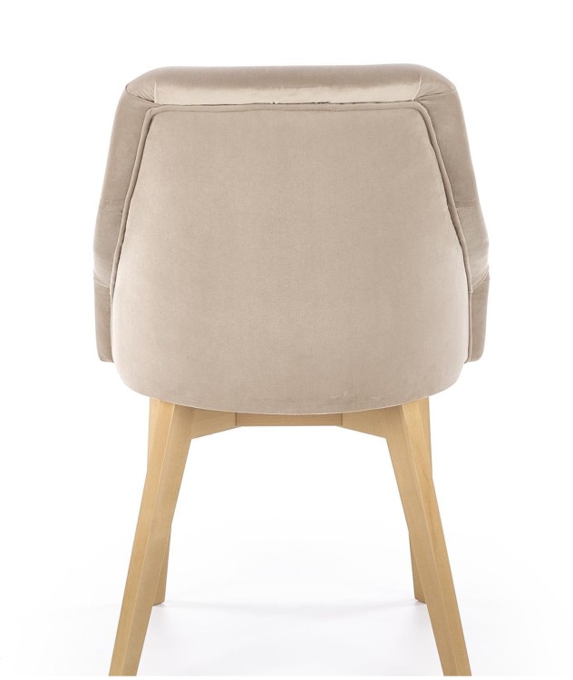 Beżowe-krzesło-tapicerowane-tył