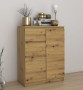 Wysoka-komoda-na-ubrania-dąb-artisan