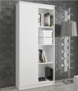 Regał biurowy zamykany półki na książki