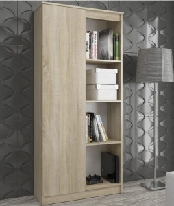 Szafka z półkami na książki, regał sonoma