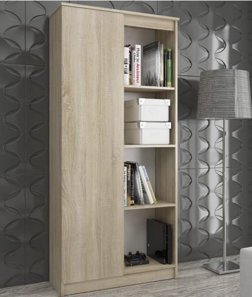 Młodzieżowa-szafka-półotwarta-sonoma