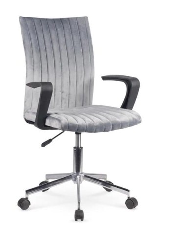 Szare-obrotowe-krzesło-młodzieżowe