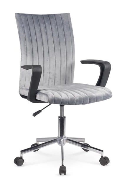 Szare-obrotowe-krzesło-młodzieżowe