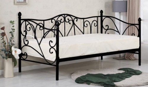 Czarne-łóżko-90x200-młodzieżowe