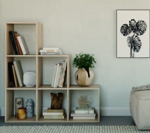 Regał schodkowy sonoma