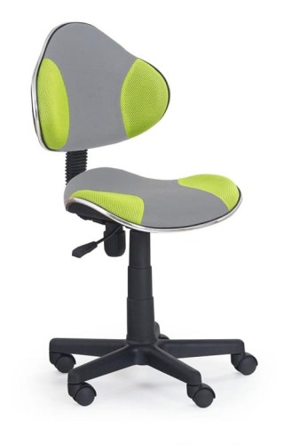 Fotel-młodzieżowy-do-biurka-szaro-zielony