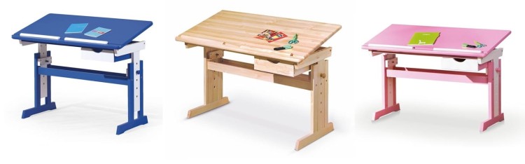 Biurka-regulowane-dla-dzieci-kolory