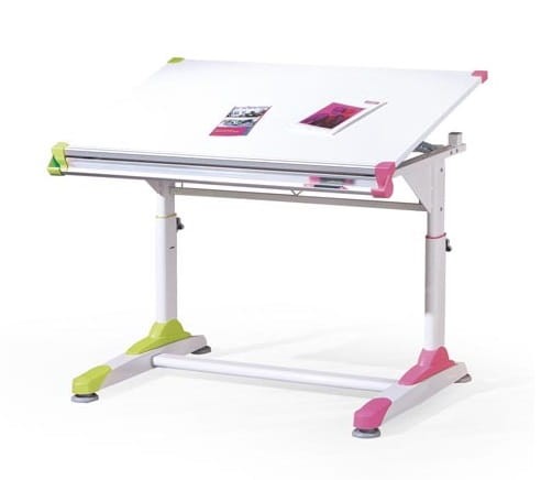 Biało-różowe-lub-biało-zielone-biurko