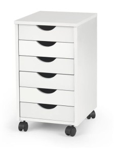 Kontenerek biurowy z szufladami biel