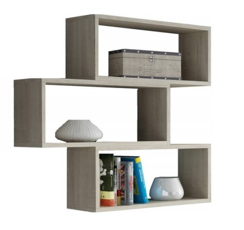 Półka-na-książki-regał-wiszący-sonoma