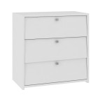 Szafka na buty do korytarza biała komoda