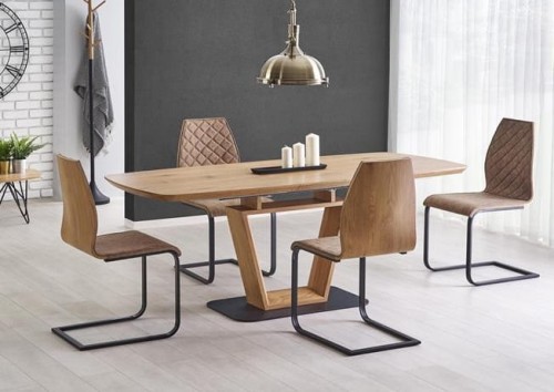 Nowoczesny-stół-rozkładany-dąb