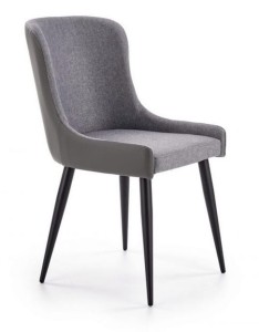Nowoczesne szare krzesło kuchenne jadalni loft
