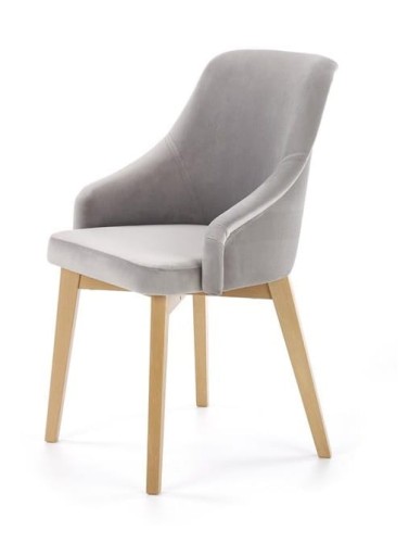 Szare-krzesło-do-jadalni-drewniane