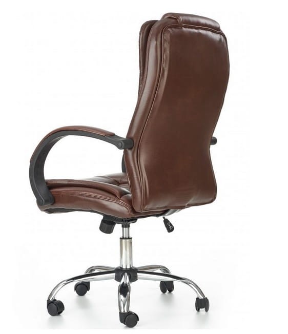 Brązowe-krzesło-obrotowe-do-gabinetu