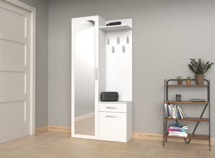 Biały-komplet-garderoba-z-lustrem