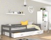 Pojedyncze-łóżko-z-szufladą-szare